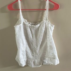 Wrap London white tank top